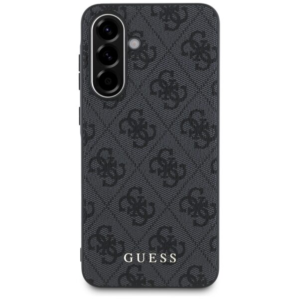 Original Case GUESS - 4G Metal Gold Logo for Samsung Galaxy A56 black