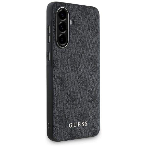 Original Case GUESS - 4G Metal Gold Logo for Samsung Galaxy A56 black