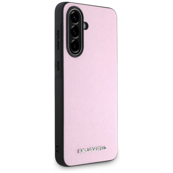 Original Pouch KARL LAGERFELD Saffiano Metal Logo for Samsung Galaxy A56 pink