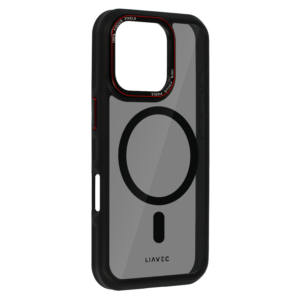 Liavec Hybrid Smoke Magsafe Case for Iphone 16 Pro