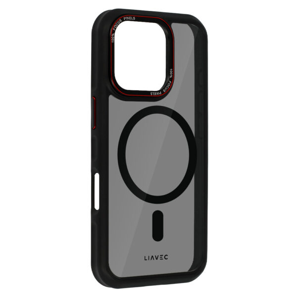 Liavec Hybrid Smoke Magsafe Case for Iphone 16 Pro Max