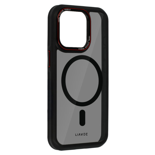 Liavec Hybrid Smoke Magsafe Case for Iphone 15 Pro