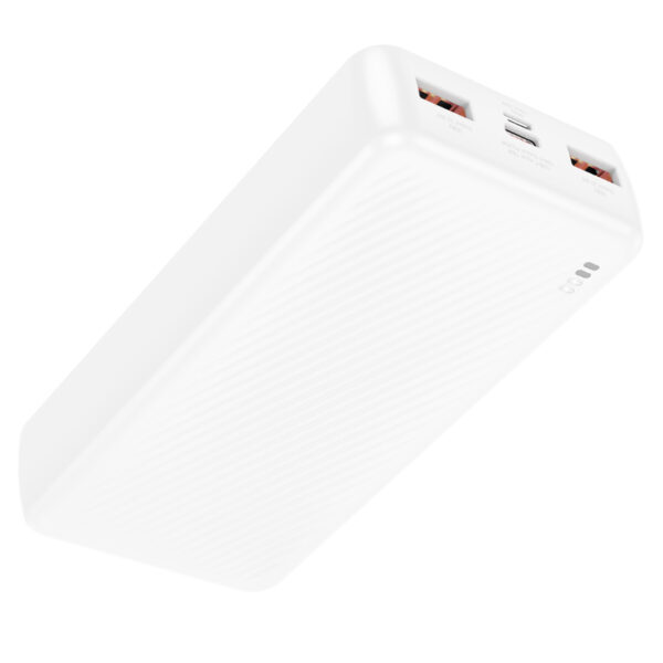 Borofone Power Bank 20000mAh BJ56A Graceful - 2xUSB + Type C - QC 3.0 22,5W PD 20W white