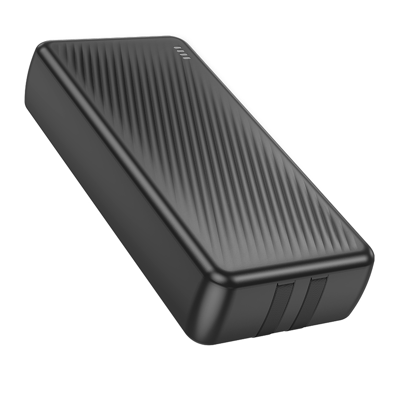 Borofone Power Bank 20000mAh BJ56A Graceful - 2xUSB + Type C - QC 3.0 22,5W PD 20W with Type C and Lightning cables black