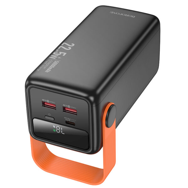 Borofone Power Bank 50000mAh BJ66A Magnifico - 2xUSB + Type C - QC 3.0 22,5W PD 20W black