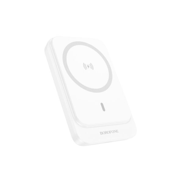 Borofone Power Bank 10000mAh BJ63A Nimble - Type C - PD 20W magnetic with induction charging white
