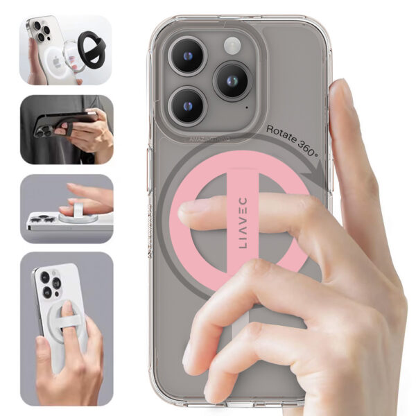 Liavec Ring Magsafe pink