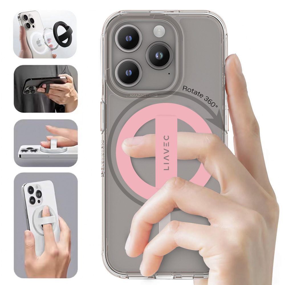 Liavec Ring Magsafe pink