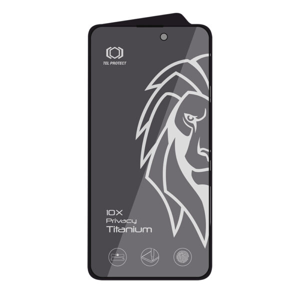 Tempered glass Tel Protect 10X Privacy Titanium for Iphone 14 Pro Max (envelope)
