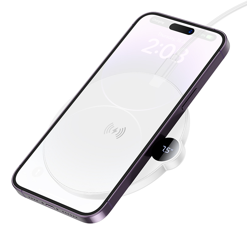 Borofone Wireless induction charger BQ39 Cypress 15W white