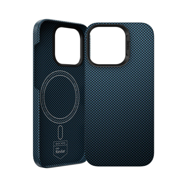 Benks Magnetic Armor Tint Kevlar 1000D (S065) for Iphone 16 Pro blue