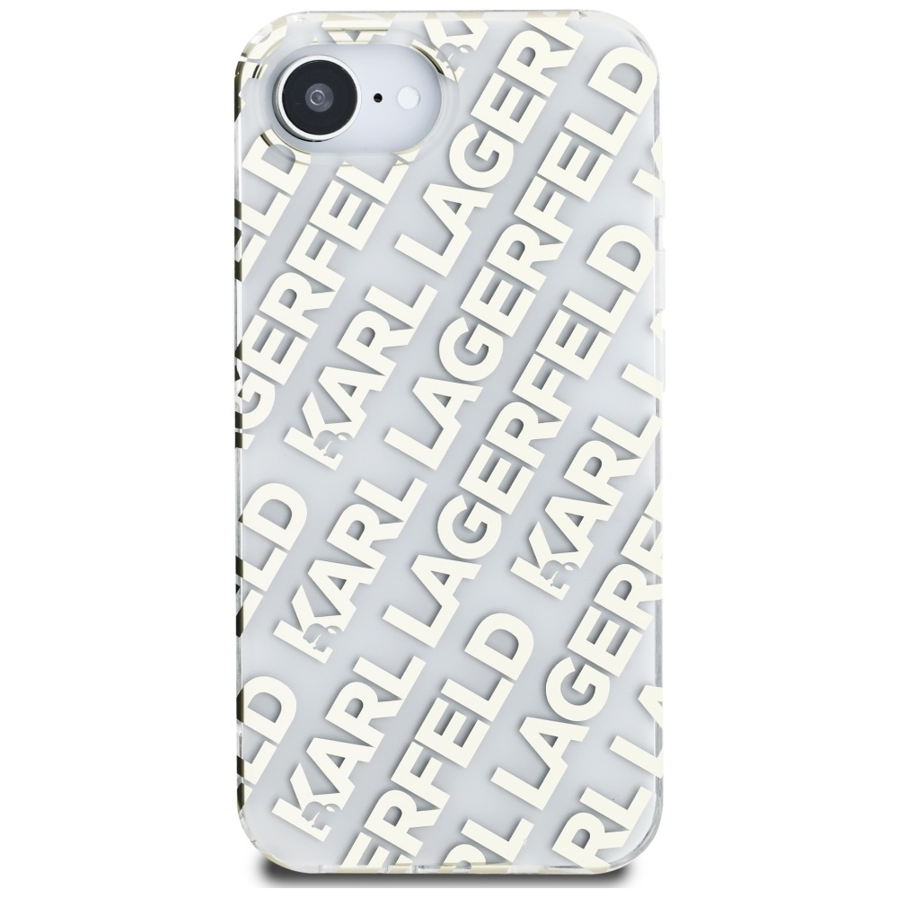 Original Pouch KARL LAGERFELD IML Repeat Logo for Iphone 16e gold