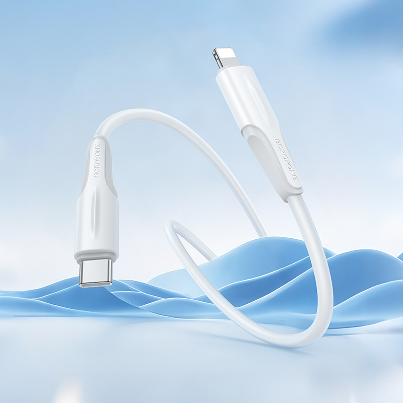 Borofone Cable BX119 New - Type C to Lightning - PD 27W 1 metre white
