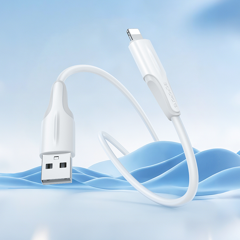 Borofone Cable BX119 New - USB to Lightning - 2,4A 1 metre white