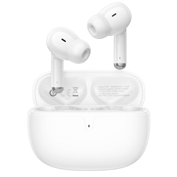 Borofone TWS Bluetooth Earphones FQ10 Joyful white