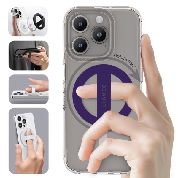 Liavec Ring Magsafe purple
