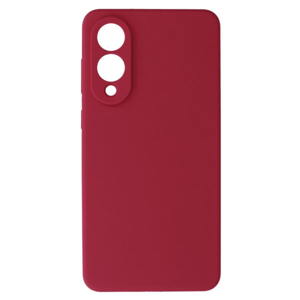 Silicone Lite Case for Samsung Galaxy S25 Edge burgundy