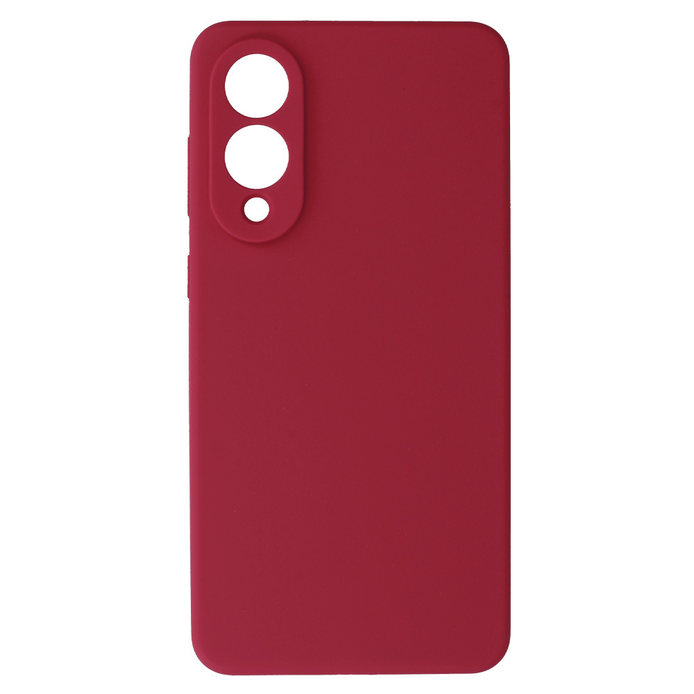 Silicone Lite Case for Samsung Galaxy S25 Edge burgundy