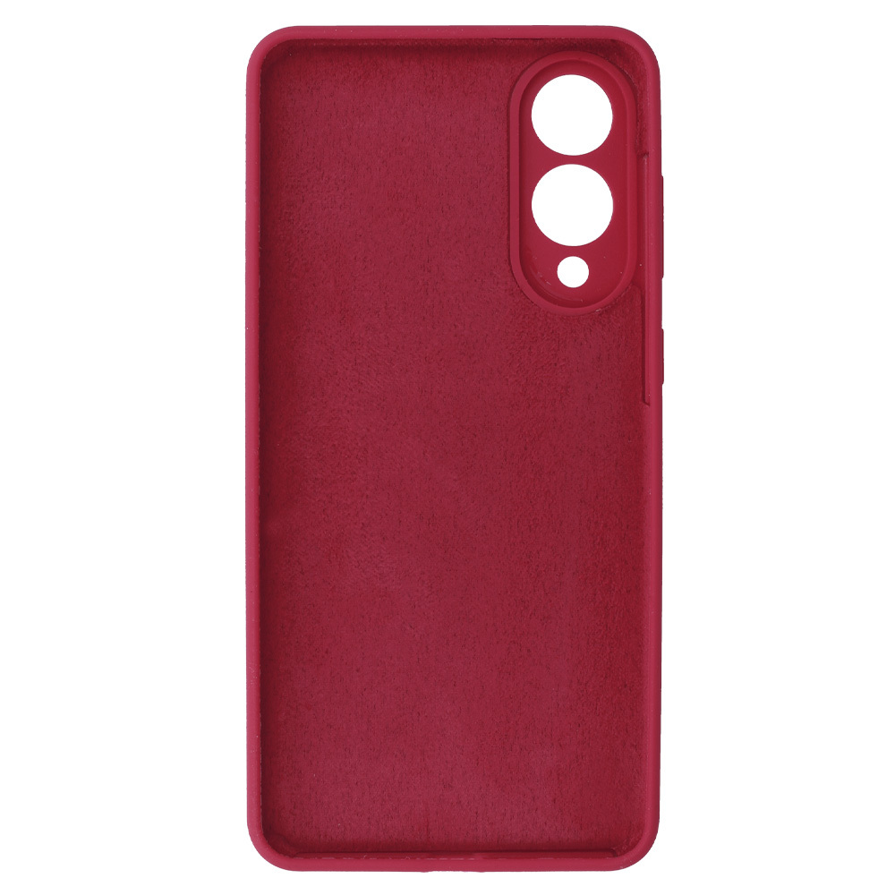 Silicone Lite Case for Samsung Galaxy S25 Edge burgundy