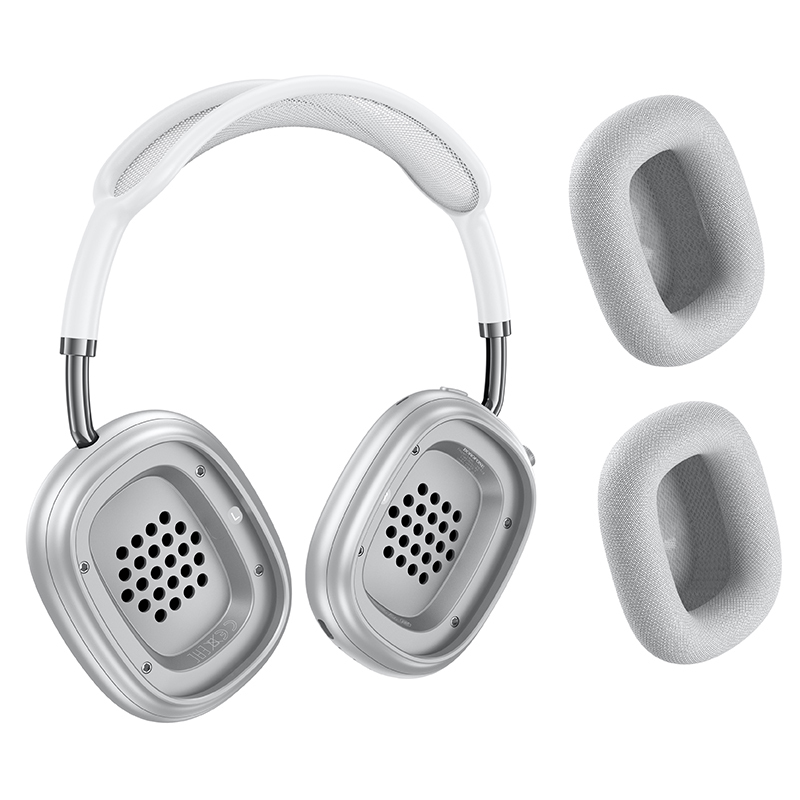 Borofone Headphones BO35 Plus Adorable bluetooth ANC silver