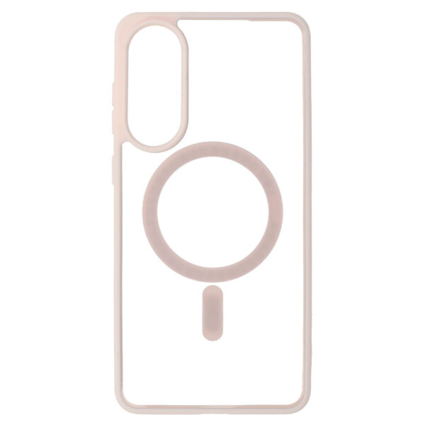 Acrylic Color Magsafe Case for Samsung Galaxy S25 Edge light pink