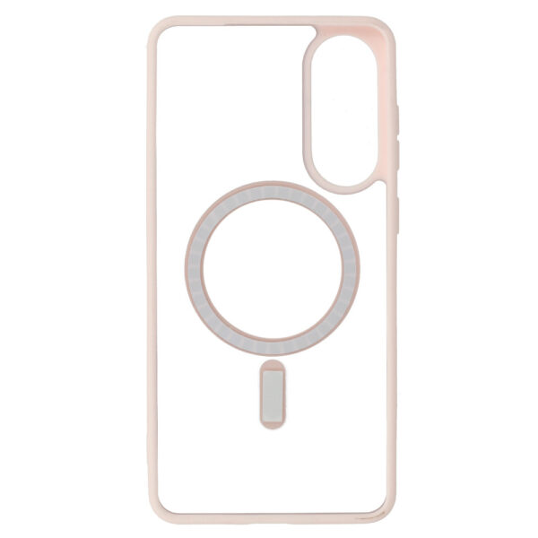 Acrylic Color Magsafe Case for Samsung Galaxy S25 Edge light pink