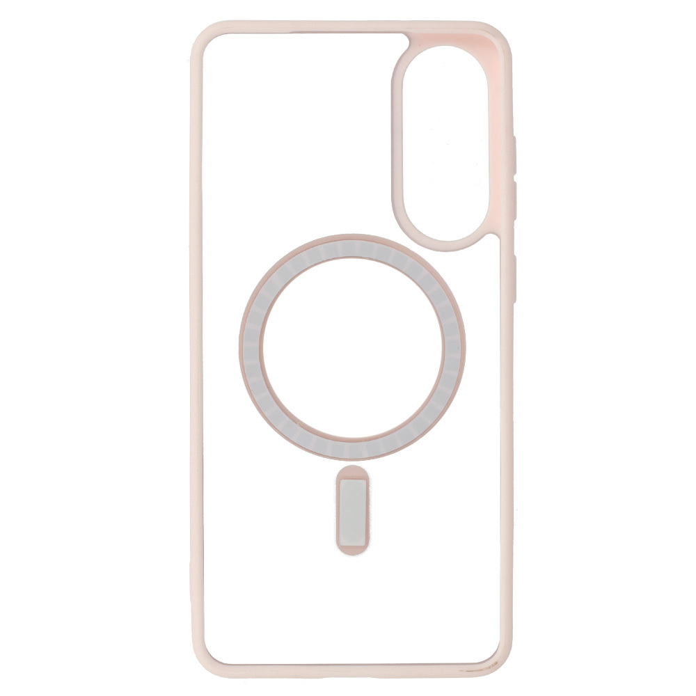 Acrylic Color Magsafe Case for Samsung Galaxy S25 Edge light pink