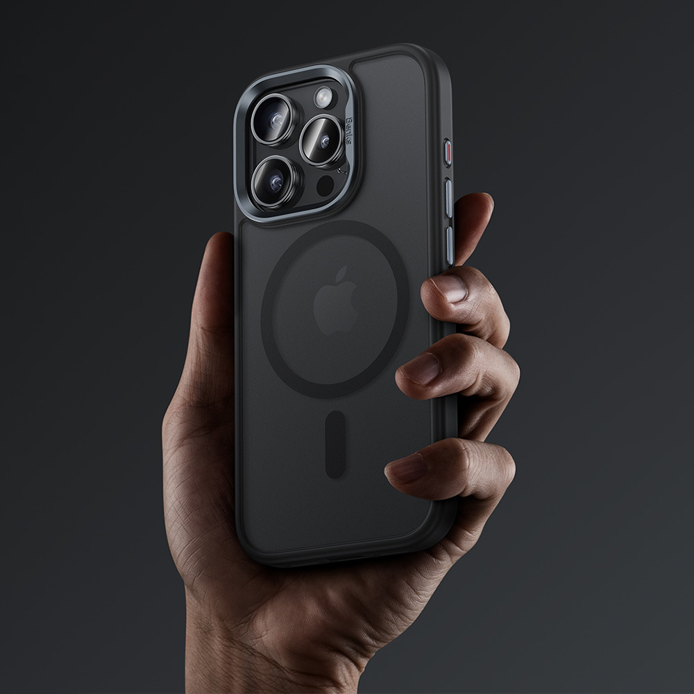 Benks Magnetic Mist Case Metal Frame for Iphone 16 Pro Max black