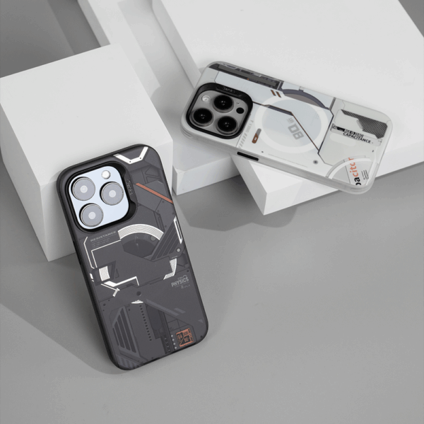 Benks Magnetic Mecha Series Case for Iphone 15 Pro Max black