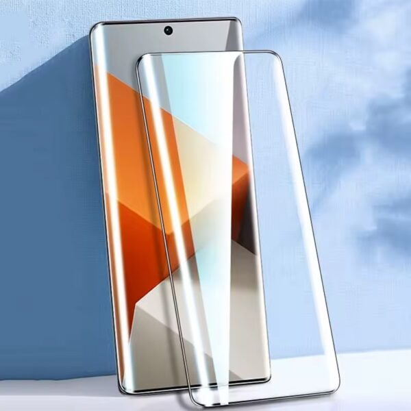 Tel Protect Full Glue 6D Tempered Glass for XIAOMI REDMI NOTE 13 PRO PLUS 5G BLACK