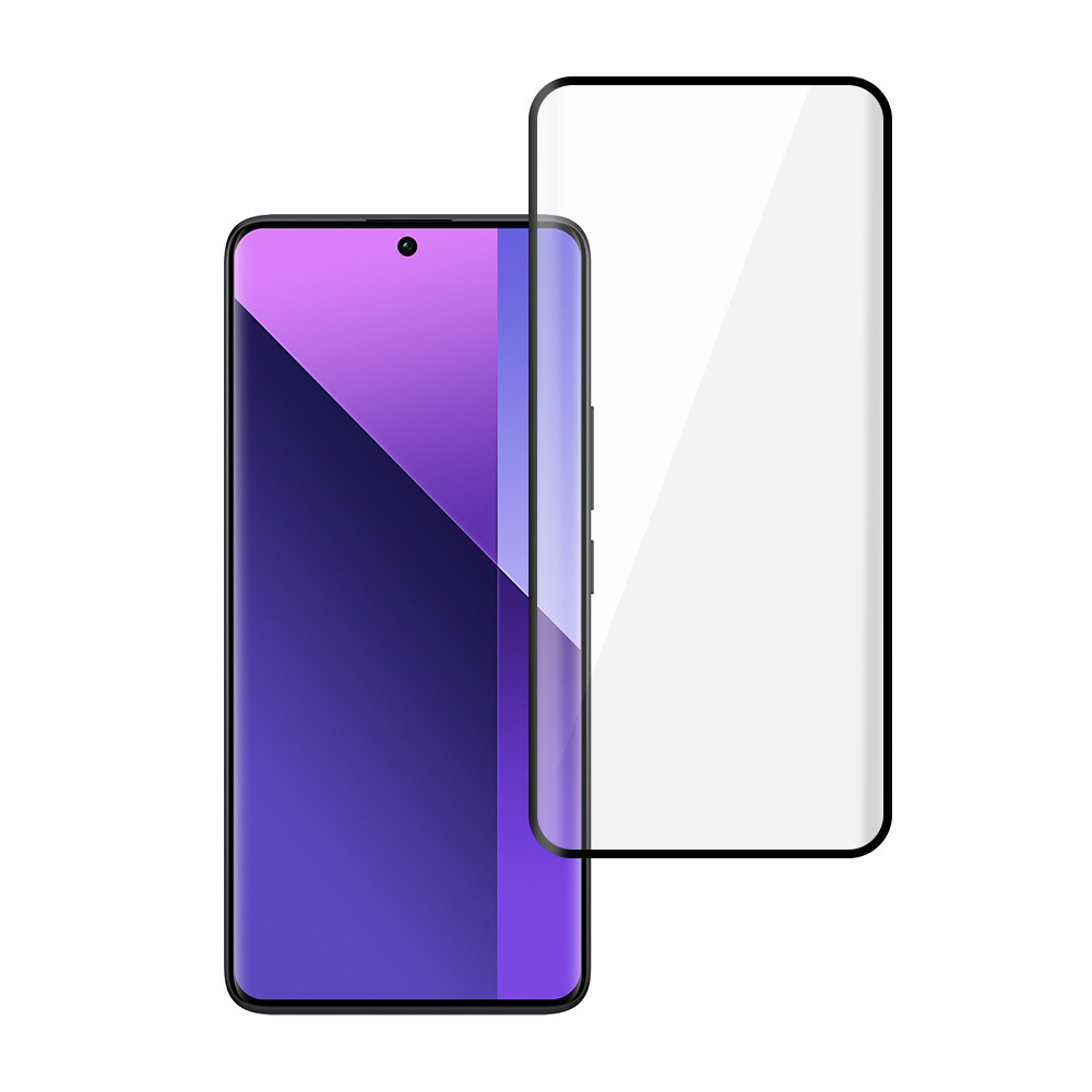 Tempered Glass HARD Full Glue 5D for XIAOMI REDMI NOTE 13 PRO PLUS 5G BLACK