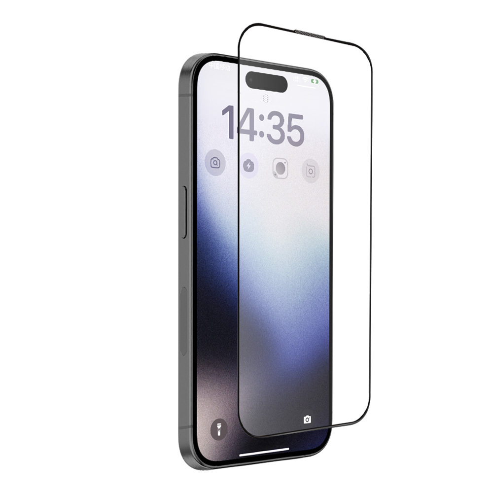 Tel Protect Full Glue 6D Matt Tempered Glass for Iphone 12/12 Pro Black