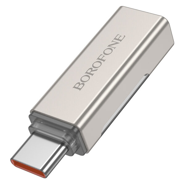 Borofone Adapter BV25 - Type C to Type C - Screen Display grey