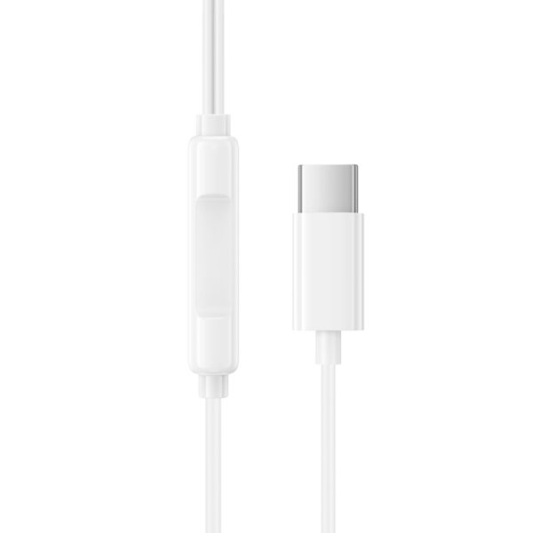 Borofone Earphones BM100 Fuente with microphone Type C (DAC) white