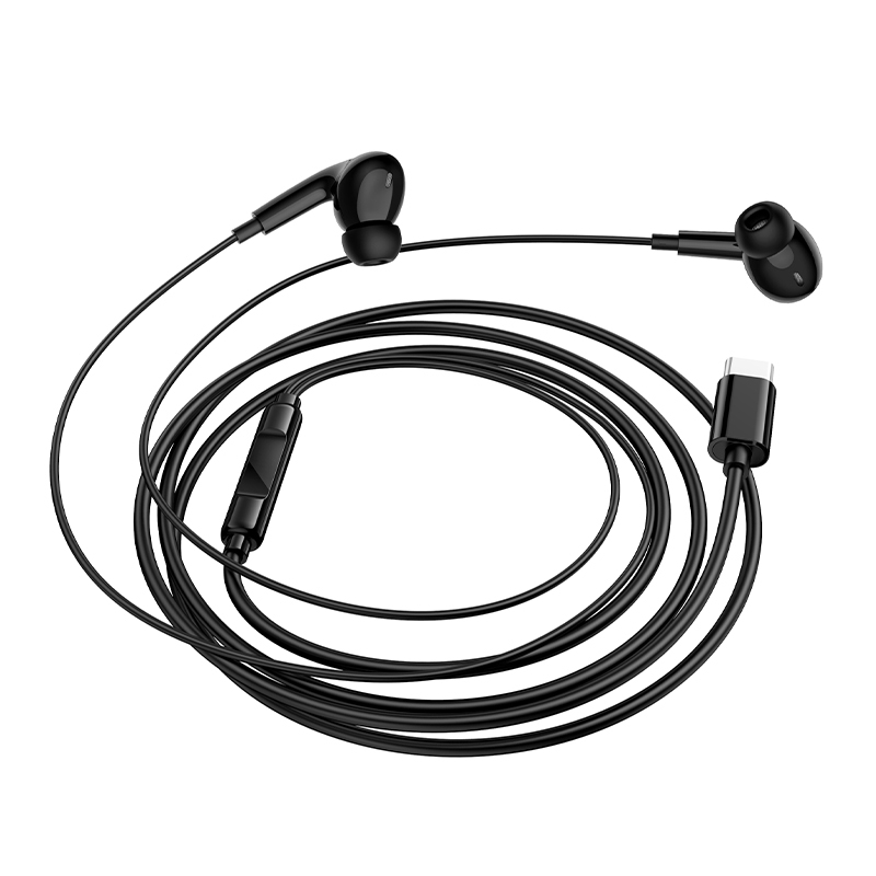 Borofone Earphones BM100 Pro Fuente with microphone Type C (DAC) black