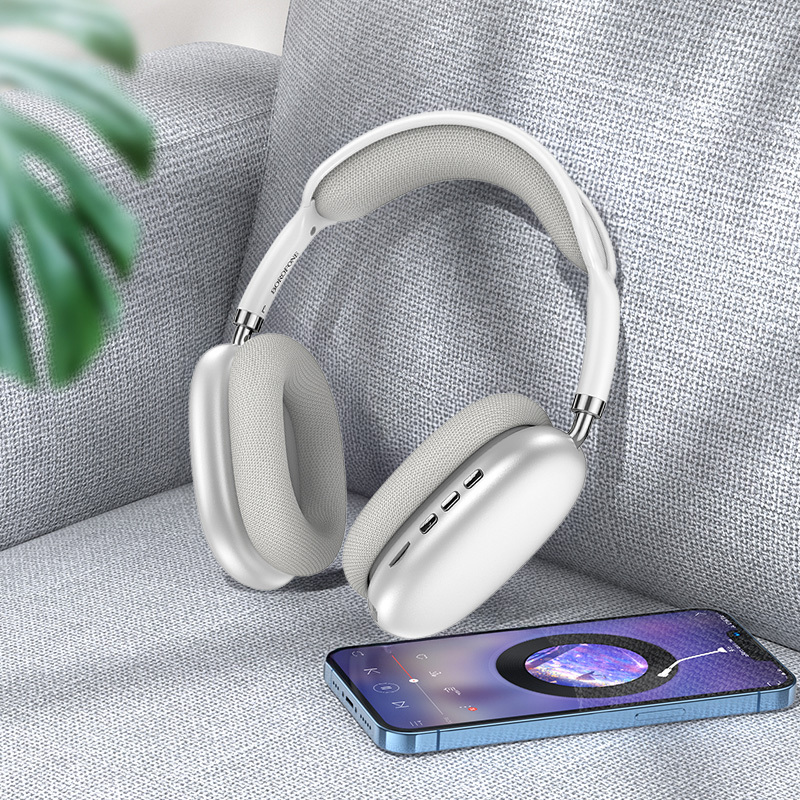 Borofone Headphones BO22 Elegant bluetooth silver