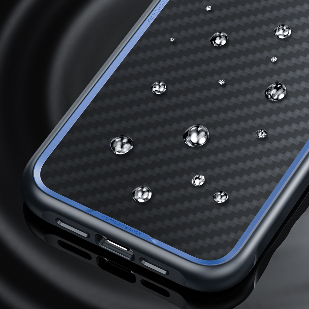 Rock Kevlar Series Aramid Fiber Case for Iphone 15 black