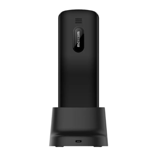 Mobile Phone - MAXCOM MM 34D 4G BLACK + charging dock
