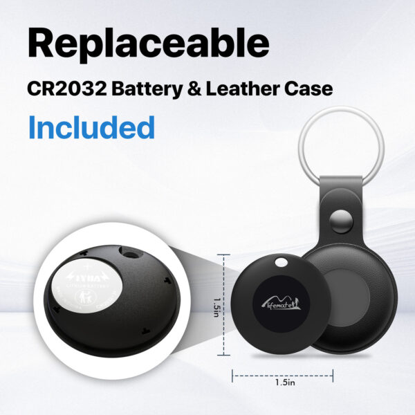 Lifemate GPS Bluetooth LifeTag Tracker HD-P16-3 Android + keyring black