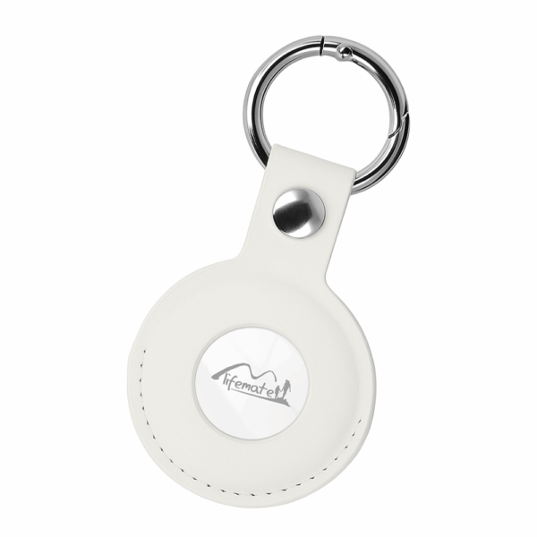 Lifemate GPS Bluetooth LifeTag Tracker HD-P16-3 Apple + keyring white