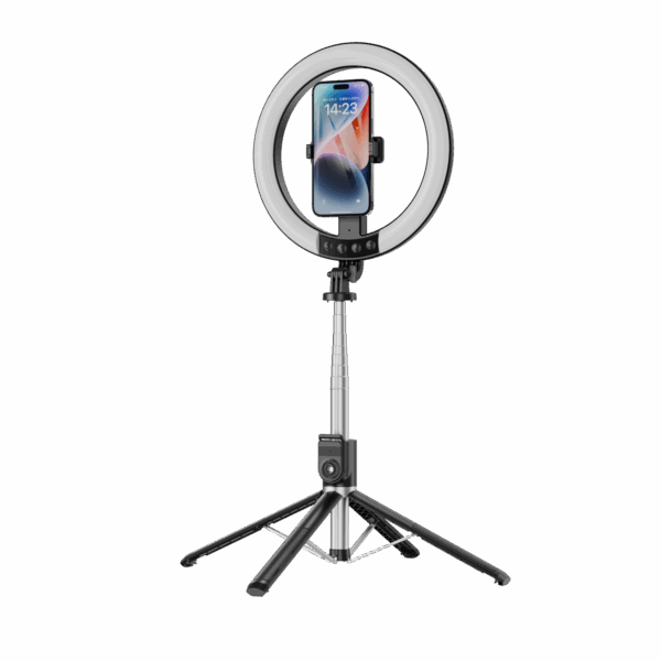 Blavec Selfie Ring lamp Aura LED Ring P-55 25cm tripod + remote control + 2,3 metres (RLP55-TRB23) black