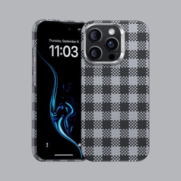 Benks Magnetic Armor Vichy Kevlar Case (BF62) for Iphone 15 Pro Max black