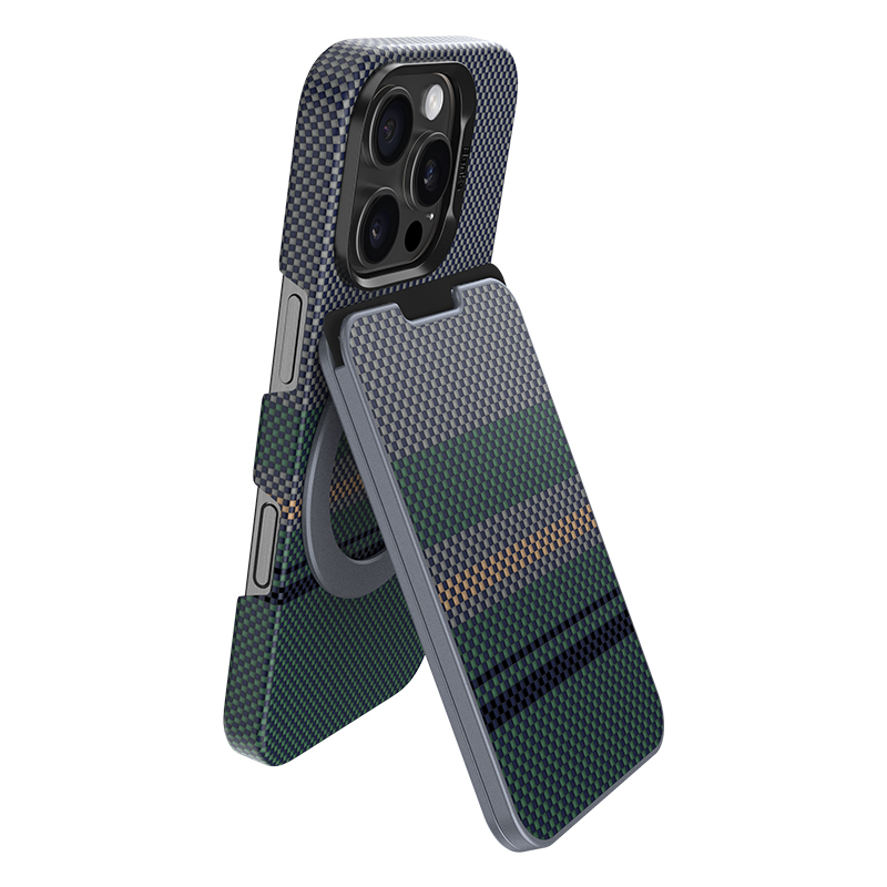 Benks Wallet Magnetic ArmorGo Kevlar Stand Aurora Light