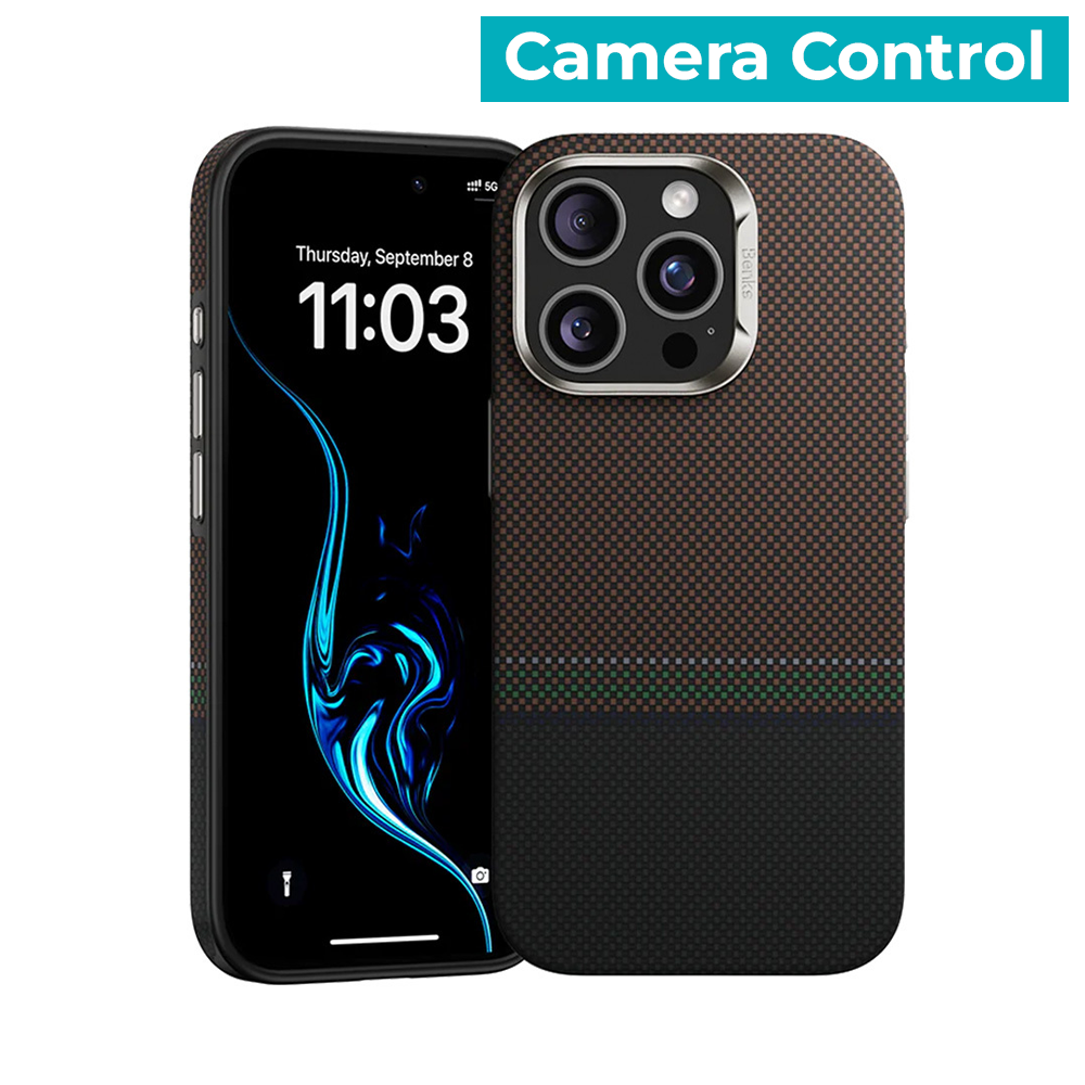 Benks Magnetic Armor Pro Prestige Kevlar 600D Case (Y066) for Iphone 16 Pro Max (Camera Control Button)