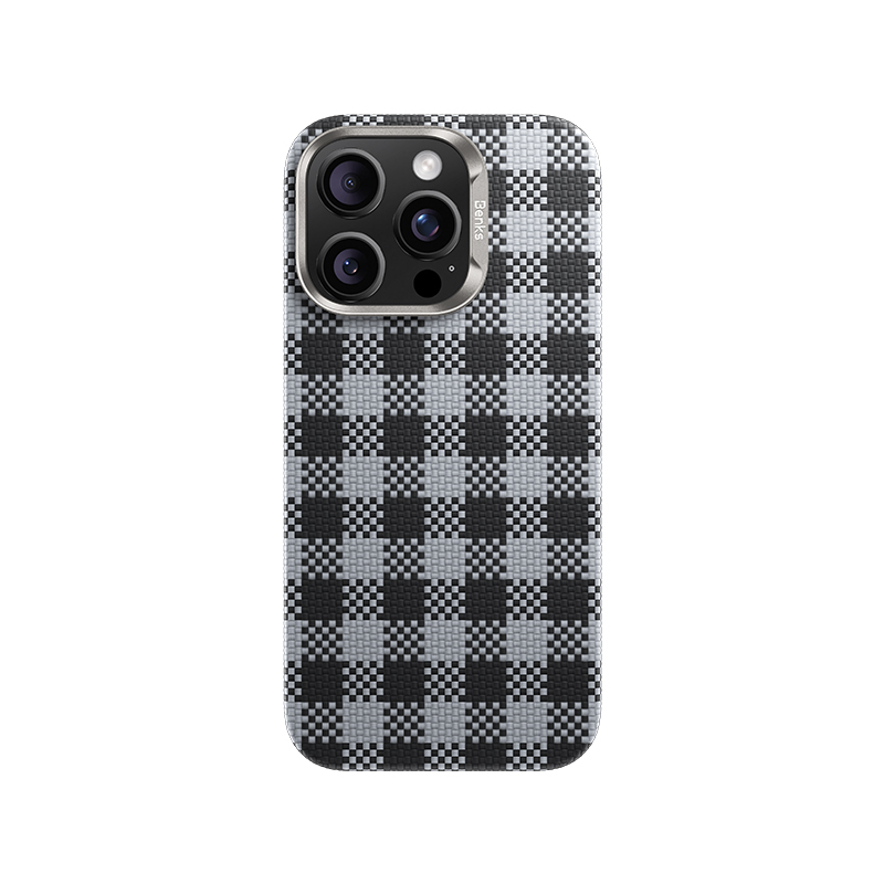 Benks Magnetic Armor Vichy Kevlar Case (BF66) for Iphone 16 Pro Max black