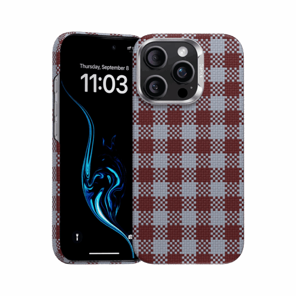Benks Magnetic Armor Vichy Kevlar Case (RF66) for Iphone 16 Pro Max red