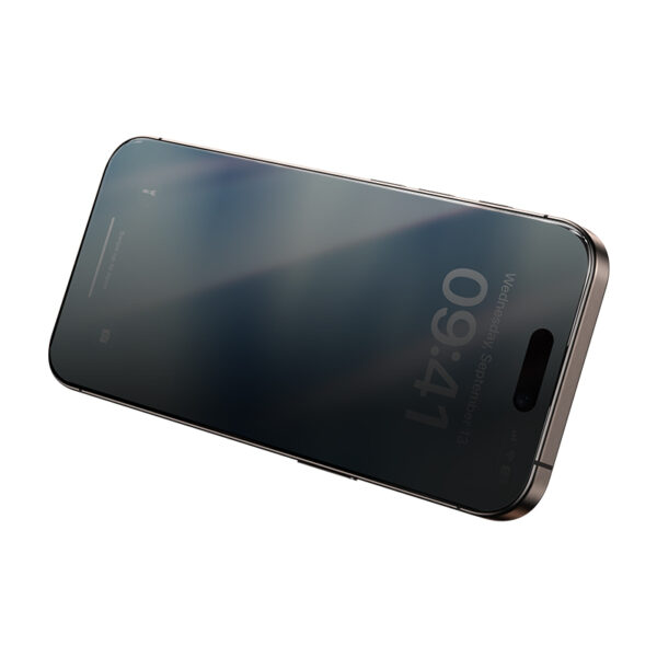 Benks Tempered glass Ultra Shield Privacy (FK65) for Iphone 16 Pro black (Thin Edge)