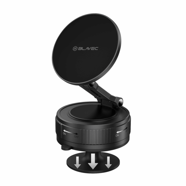 Blavec Car holder BHV-02 vacuum, magnetic (BHV02-PMB) black