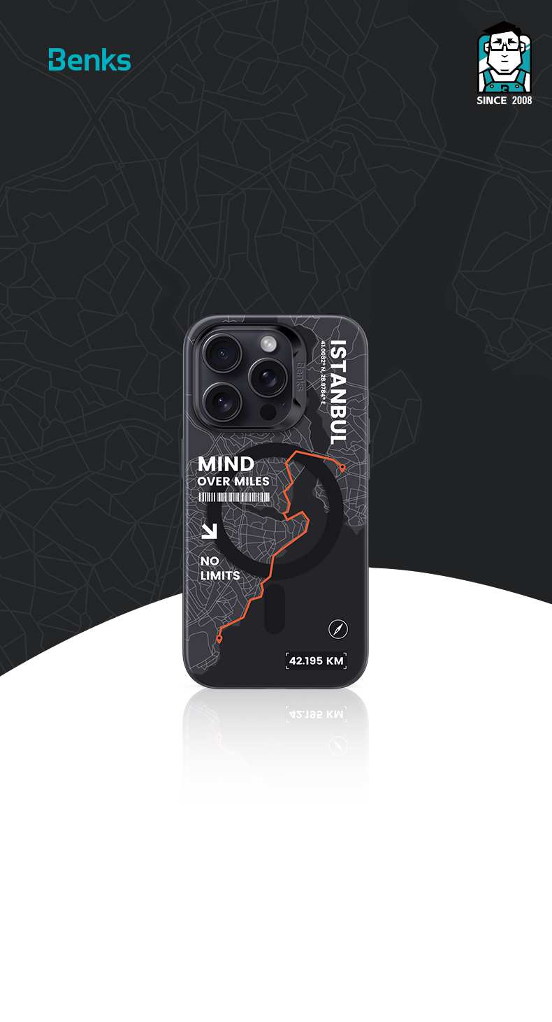 Benks Magnetic City Istanbul Case for Iphone 16 Plus