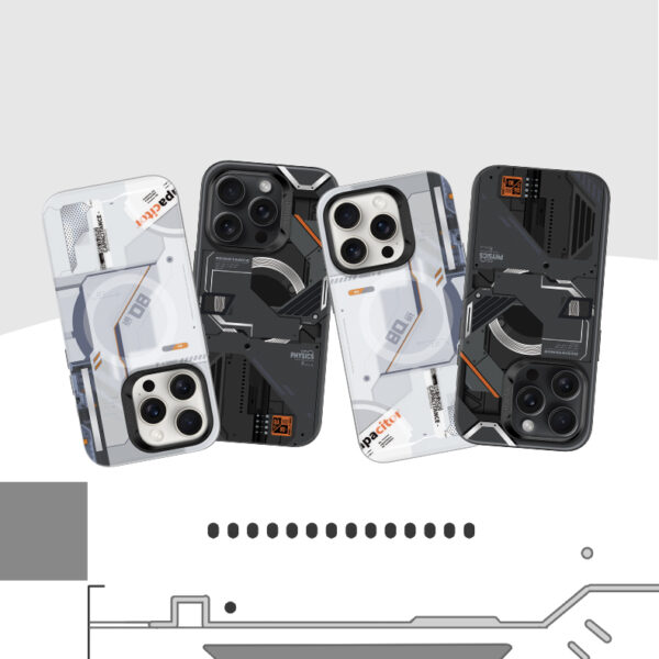Benks Magnetic Mecha Series Case for Iphone 14 Pro white